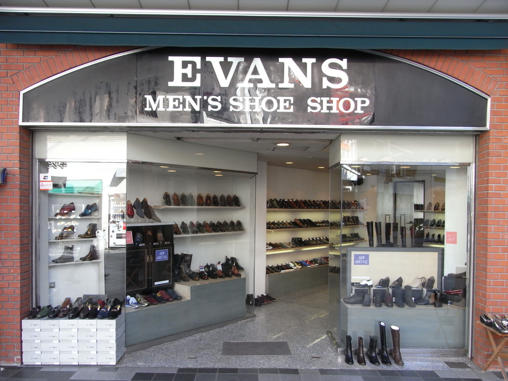 evans shoe shop