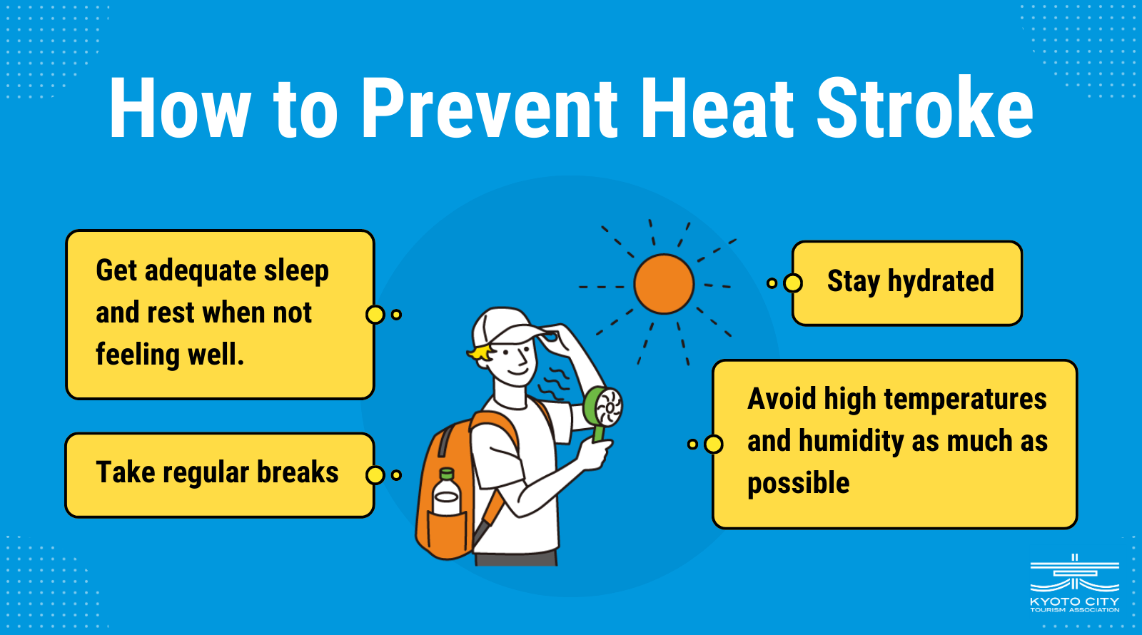 Avoid heatstroke while traveling in Japan