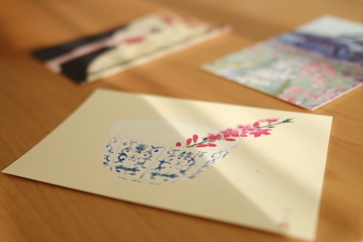 Kyoto Benrido collotype postcards from the Kishu Godai Series