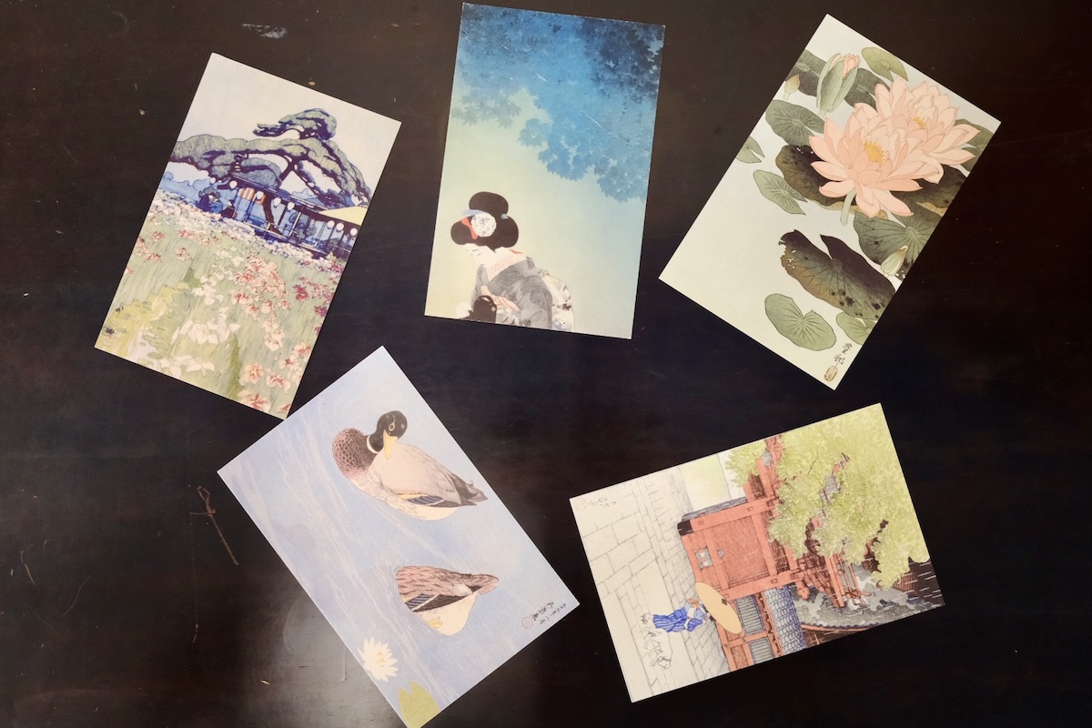 Kyoto Benrido collotype postcards from the “Start of Summer” series