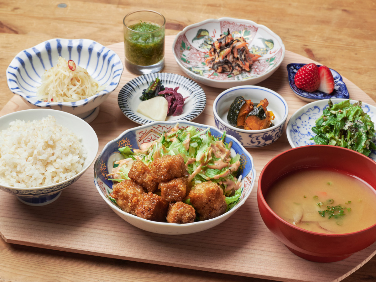 Vegan Japanese comfort food at Mumokuteki in Kyoto